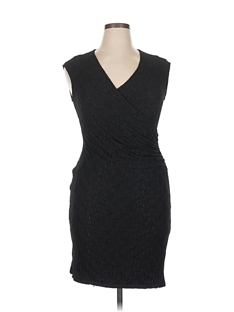 Pre-owned Chaps Cocktail Dress In Black