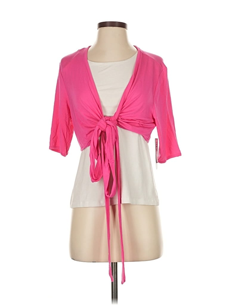 Torrid Short Sleeve Blouse In Pink