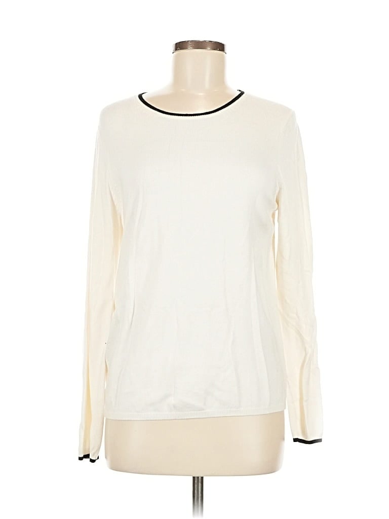 ANN TAYLOR Pre-owned Pullover Sweater In White