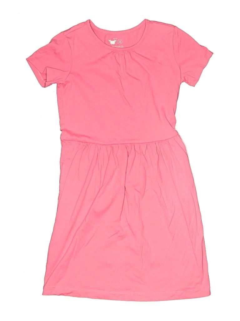 Pre-owned Primary Clothing Kids' Dress In Pink