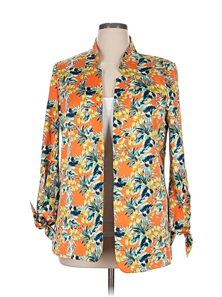 Click to view more detailed imagery on our partner's website Pre-owned Tahari By Asl Blazer Jacket In Orange