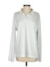 Nike Silver Long Sleeve Polo Size XL - photo 1