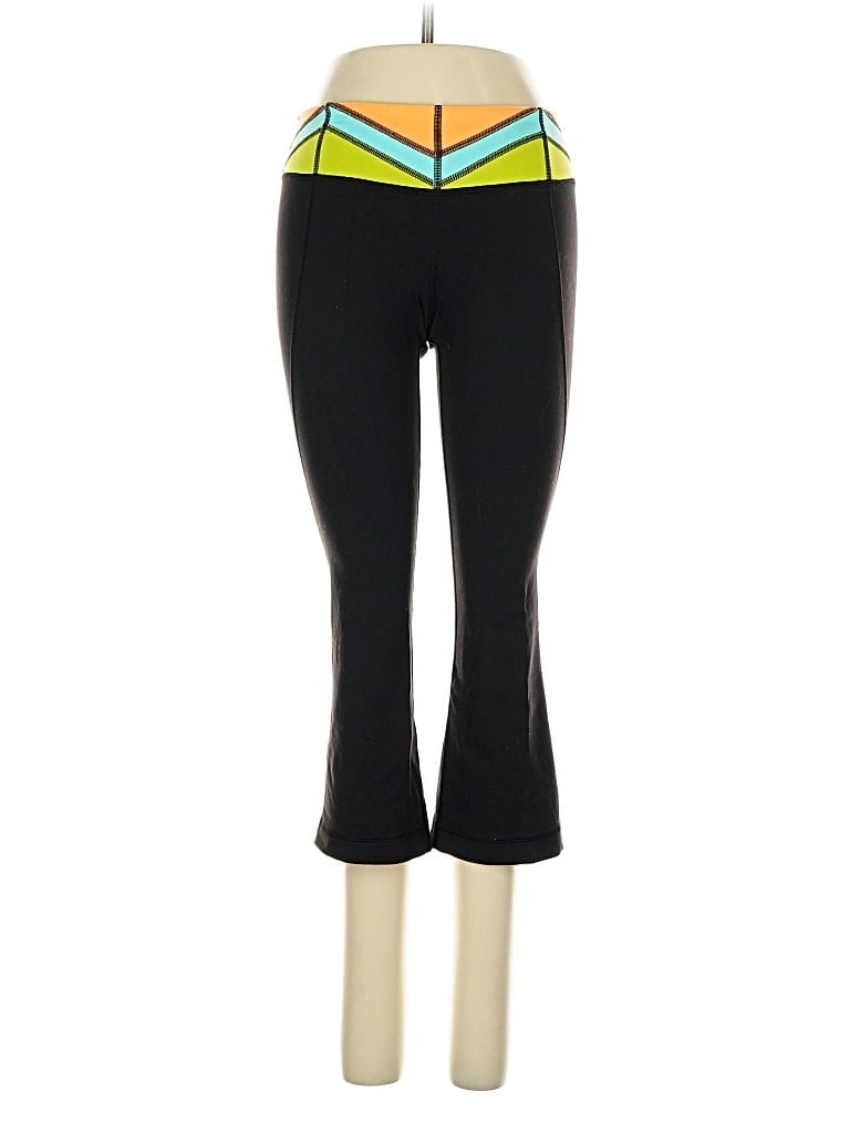 Pre-owned Lululemon Athletica Yoga Pants In Black