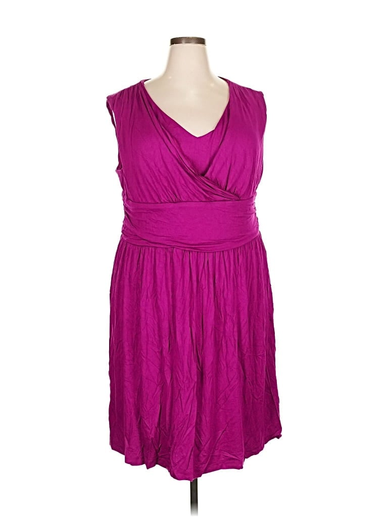 Pre-owned Cj Banks Cocktail Dress In Purple