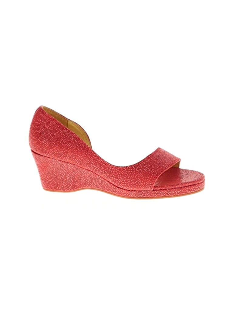 Pre-owned Faryl Robin Wedges In Pink