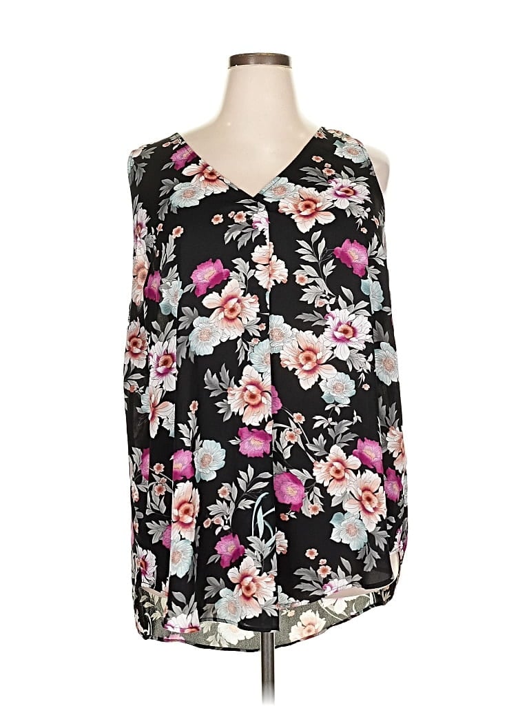 Pre-owned Torrid Long Sleeve Blouse In Black