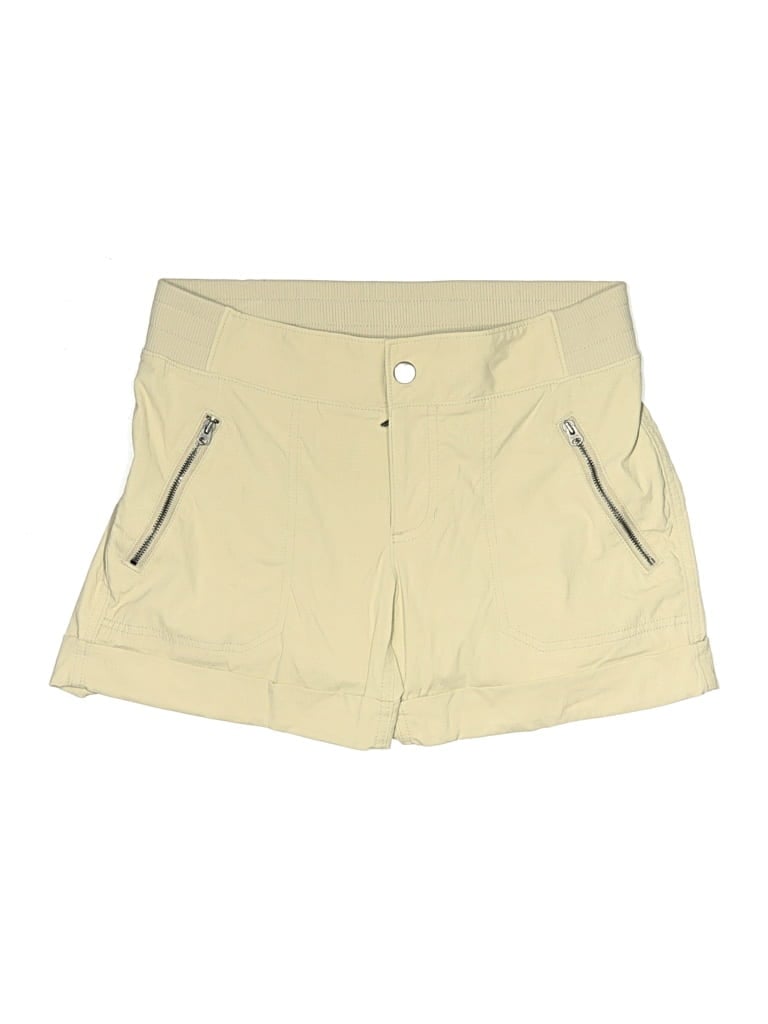 Pre-owned Athleta Khaki Shorts In Yellow
