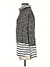 Haptics Stripes Gray Turtleneck Sweater Size S - photo 5
