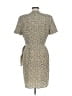 Talbots Animal Print Tan Casual Dress Size 8 - photo 2