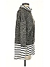 Haptics Stripes Gray Turtleneck Sweater Size S - photo 4