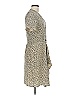 Talbots Animal Print Tan Casual Dress Size 8 - photo 4