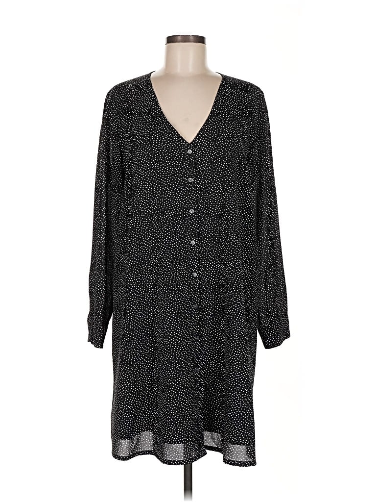 Pre-owned J.crew Factory Store Casual Dress In Black