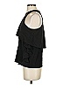 Tibi 100% Silk Black Sleeveless Silk Top Size 2 - photo 5