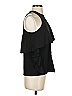Tibi 100% Silk Black Sleeveless Silk Top Size 2 - photo 4