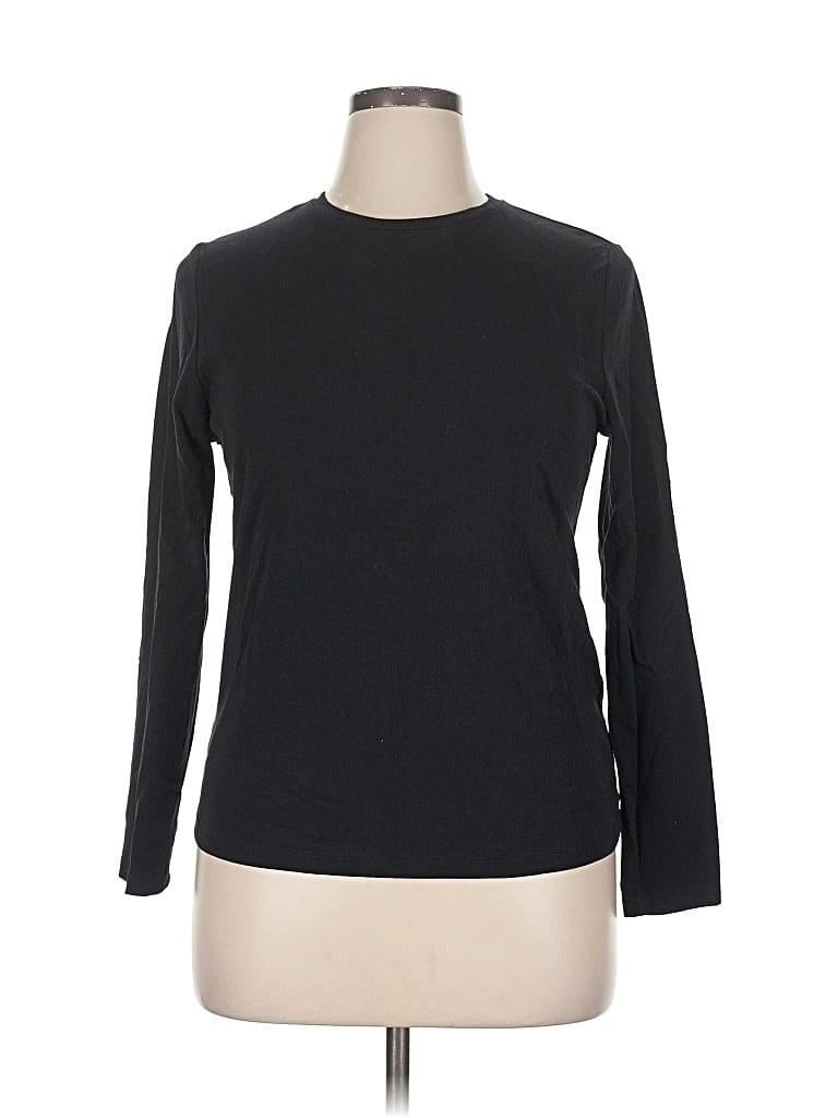 Click to view more detailed imagery on our partner's website Pre-owned Banana Republic 3/4 Sleeve T-shirt In Black