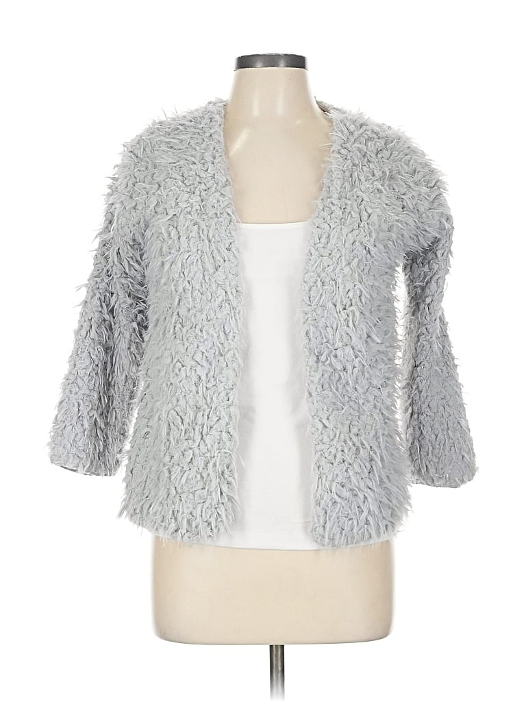 Walking On Sunshine Cardigan Sweater In Gray