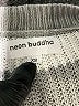 Neon Buddha 100% Cotton Stripes Gray Pullover Sweater Size XS - photo 4