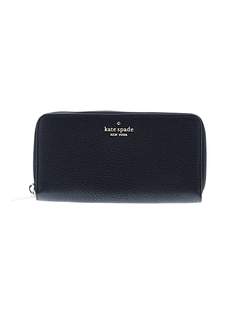 Pre-owned Kate Spade New York Leather Wallet In Black