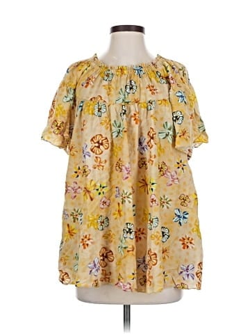 Ulla Johnson Short Sleeve Blouse (view 1)