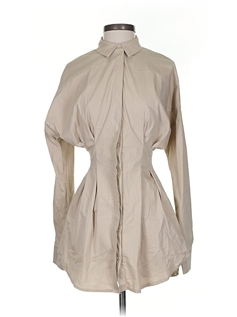 Pre-owned Assorted Brands Casual Dress In Brown