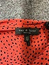Rag & Bone 100% Viscose Polka Dots Orange Sleeveless Top Size XS - photo 7