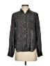 Rails 100% Rayon Animal Print Gray Long Sleeve Blouse Size XS - photo 1