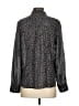 Rails 100% Rayon Animal Print Gray Long Sleeve Blouse Size XS - photo 2
