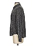 Rails 100% Rayon Animal Print Gray Long Sleeve Blouse Size XS - photo 5