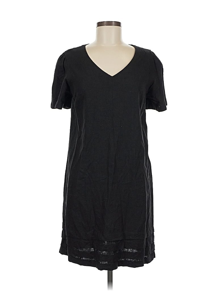 Pre-owned Originality Casual Dress In Black