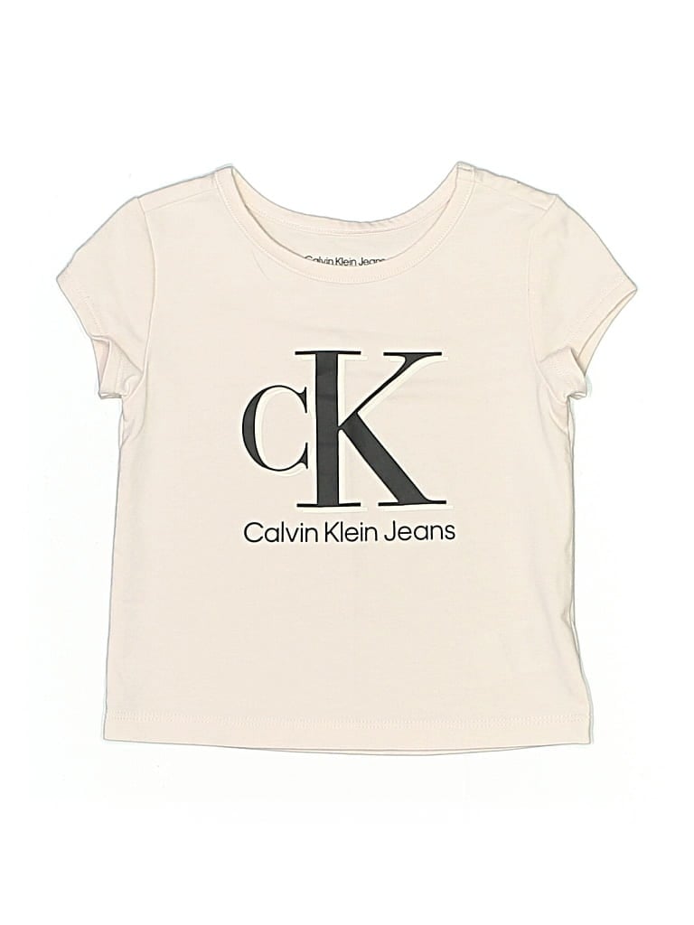 Click to view more detailed imagery on our partner's website Pre-owned Calvin Klein Jeans Est.1978 Kids' Calvin Klein Jeans Short Sleeve T-shirt In White