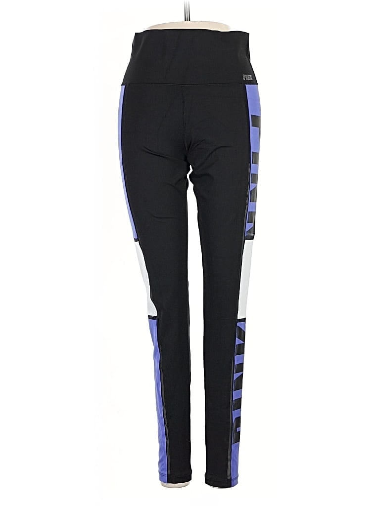 Pre-owned Victoria's Secret Pink Active Pants In Black