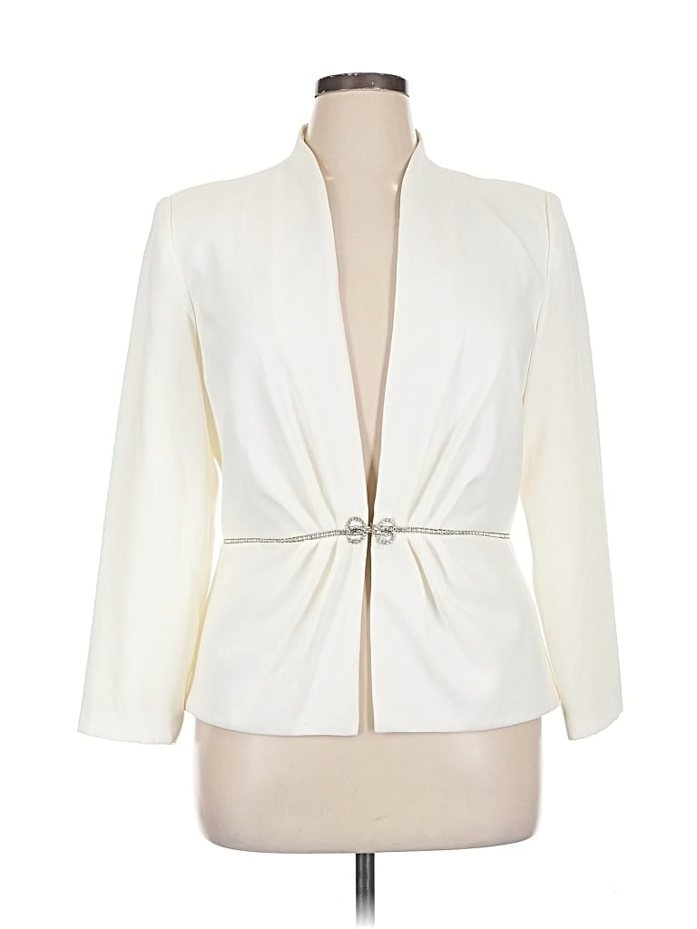 Pre-owned Patra Blazer Jacket In White