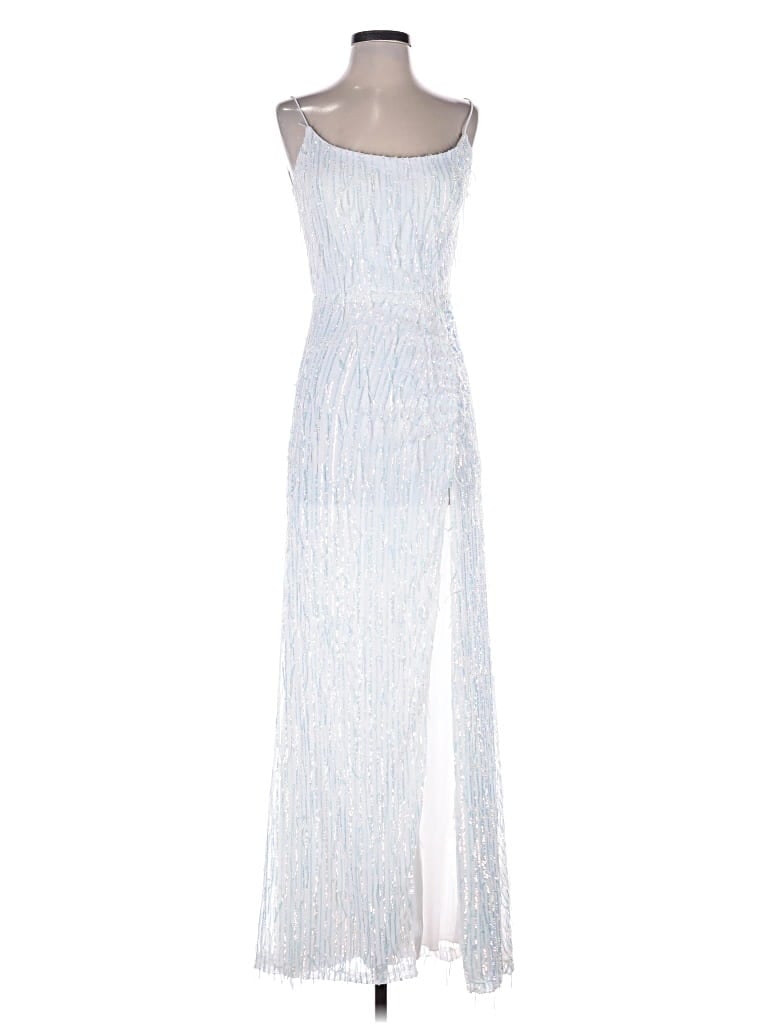 Pre-owned B Darlin Cocktail Dress In Silver