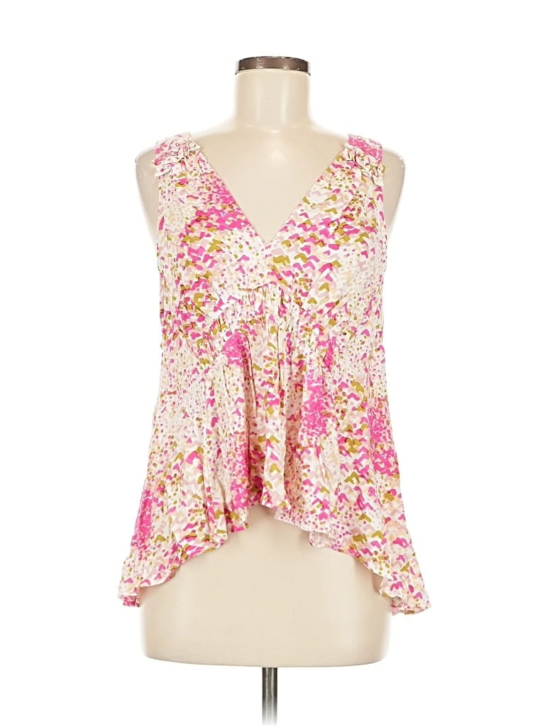 Click to view more detailed imagery on our partner's website Pre-owned Maeve Sleeveless Blouse In Pink