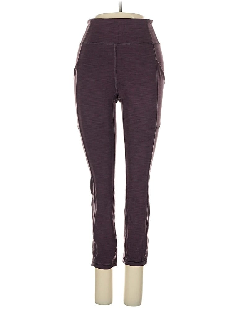 Pre-owned Lululemon Athletica Active Pants In Purple