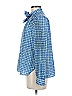 Saks Fifth Avenue 100% Polyester Tweed Blue Long Sleeve Blouse Size 9 - photo 5