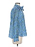 Saks Fifth Avenue 100% Polyester Tweed Blue Long Sleeve Blouse Size 9 - photo 4