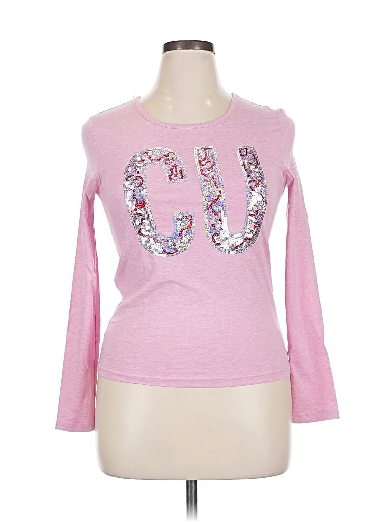 TOM TAILOR Pre-owned Long Sleeve T-shirt In Pink