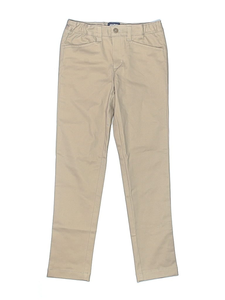 Pre-owned Lands' End Kids'  Khaki Pant In Brown