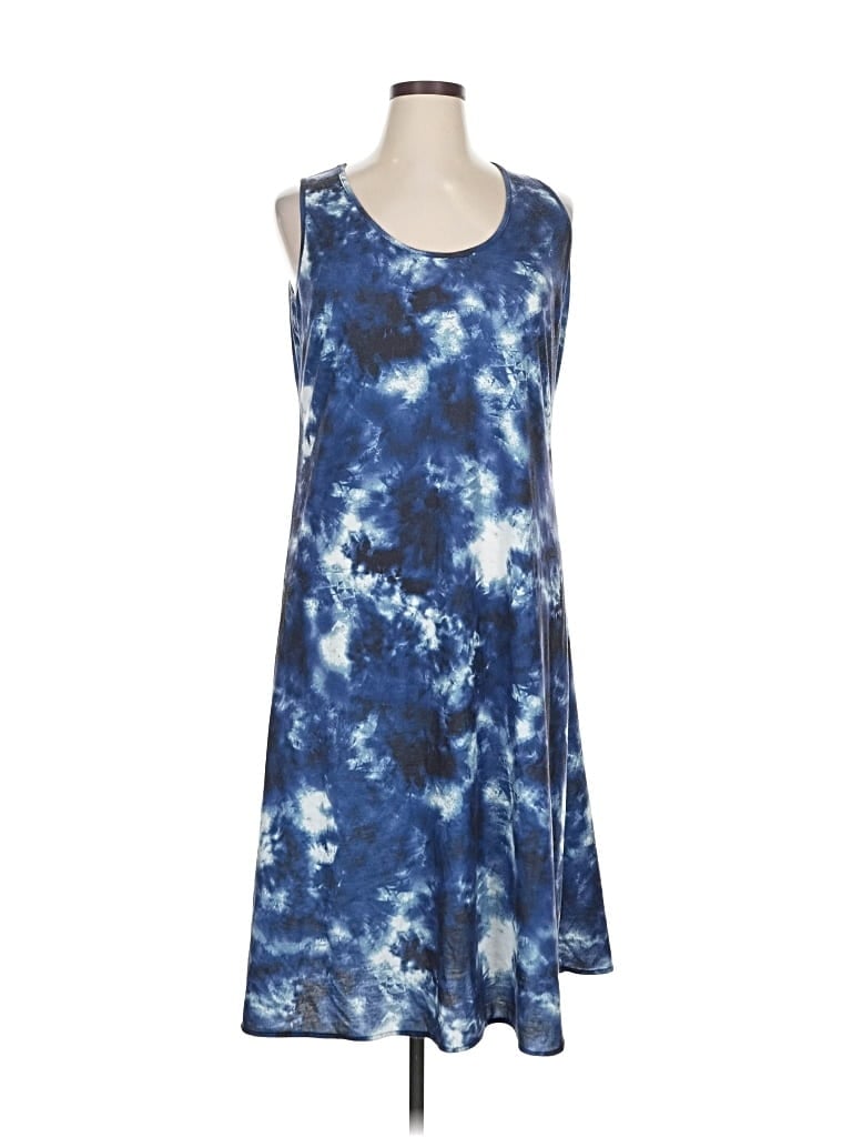Pre-owned West Loop Casual Dress In Blue
