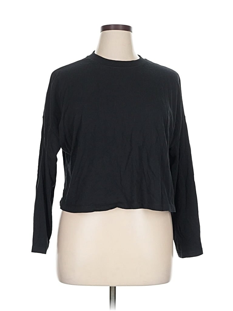 Pre-owned Dsg 3/4 Sleeve T-shirt In Black