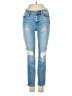 FRAME Denim Color Block Blue Jeans Size 25 waist - photo 1