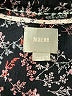 Maeve 100% Rayon Floral Black Long Sleeve Blouse Size 4 - photo 7