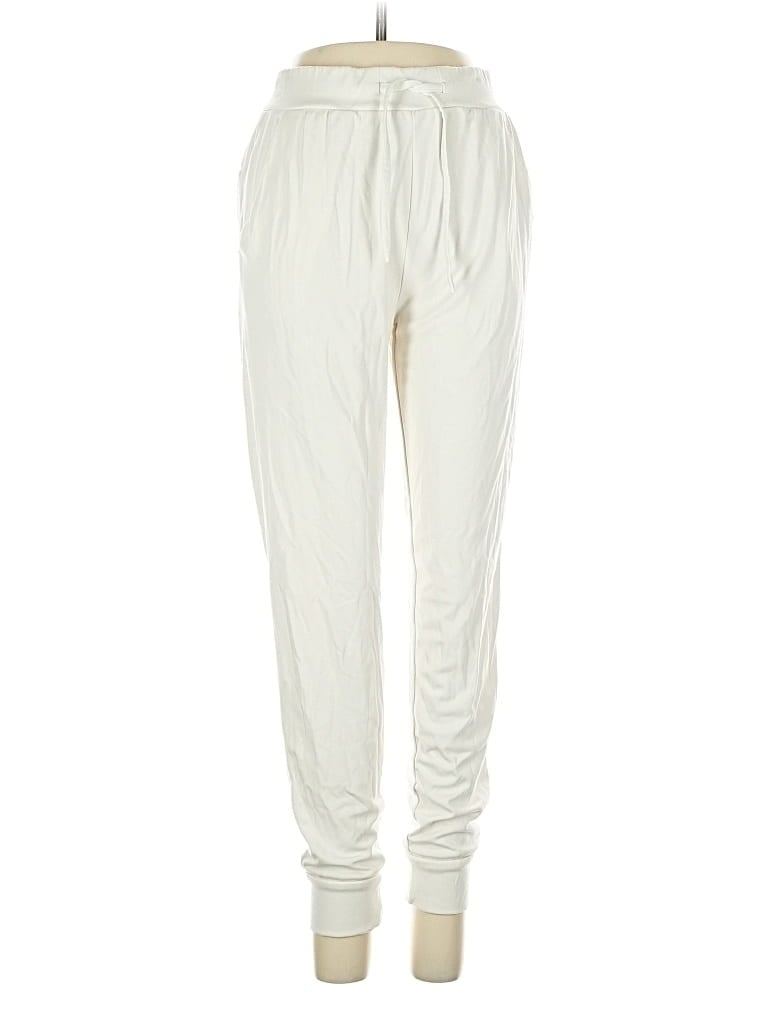 Pre-owned Cozy Earth Casual Pants In White