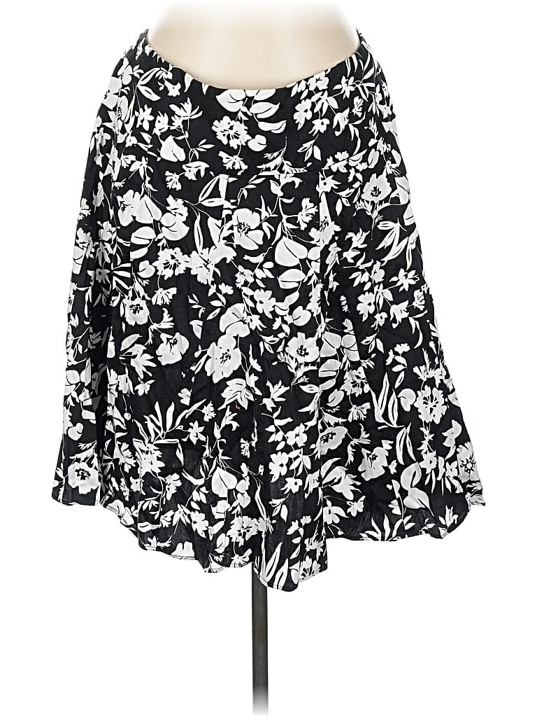 Pre-owned Chaps Casual Skirt In Black