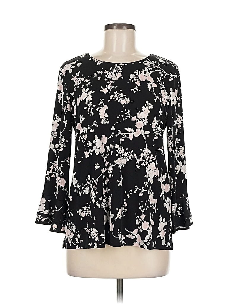 KARL LAGERFELD Pre-owned Long Sleeve Blouse In Black