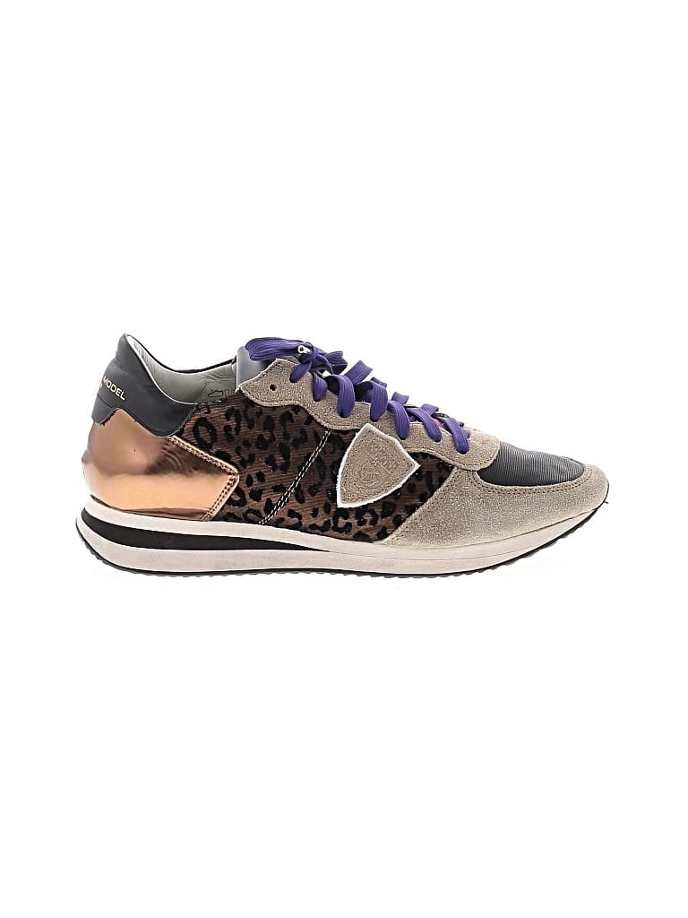 Pre-owned Philippe Model Sneakers In Brown