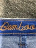 Bamboo Solid Blue Denim Shorts Size 7 - photo 3
