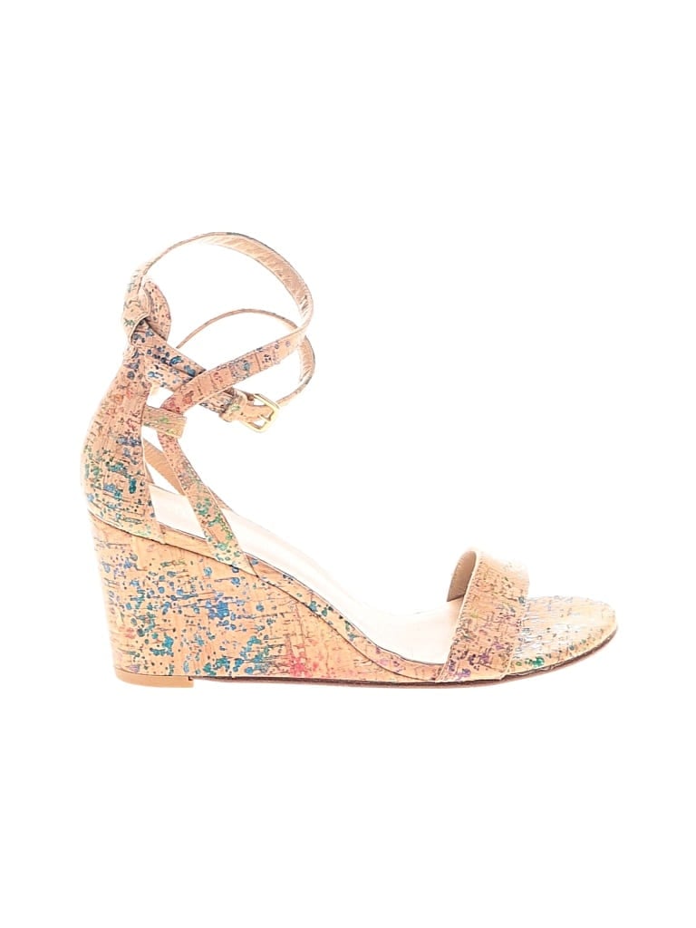 Pre-owned Stuart Weitzman Wedges In Brown