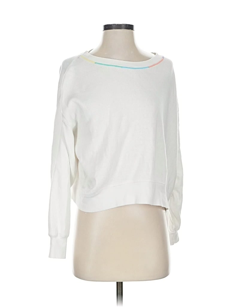 Pre-owned Vintage Havana Pullover Sweater In White